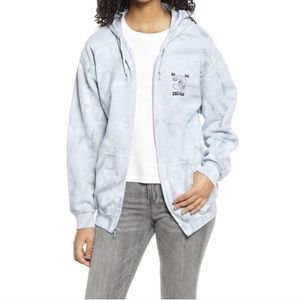 BDG we are the world tie dye hoodie (small)